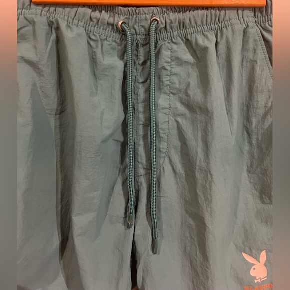 Playboy by PacSun Men’s Swim Trunks Small Unlined Mesh Green Teal - Picture 6 of 6